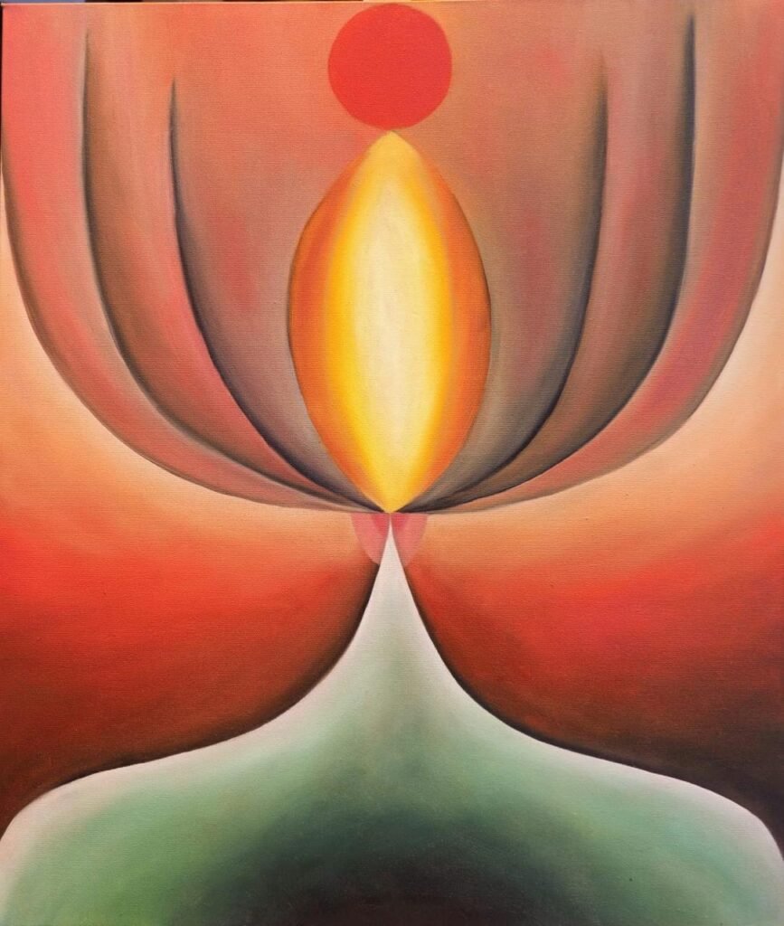 farzinallana painting Divine Glow